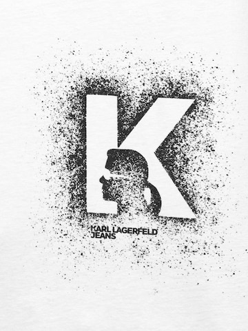 KARL LAGERFELD JEANS Koszulka w kolorze biały