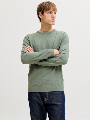 JJ Rebel Свитер 'JREBCALLUM' в Зеленый: спереди