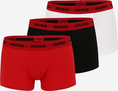 HUGO Боксерки в червено / черно / бяло, Преглед на продукта