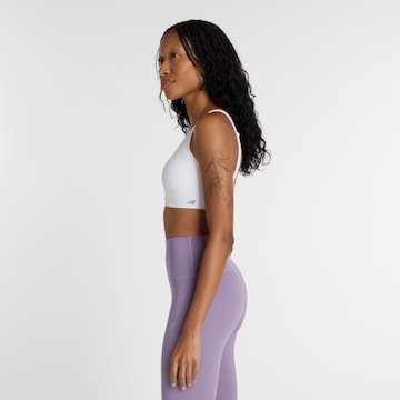 new balance - Soutien Bustier Soutien de desporto em branco