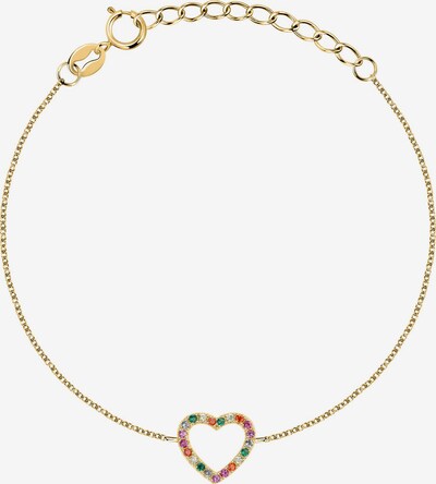 CHRIST Armband in One Size in gold / grün / lila / orange / transparent, Produktansicht