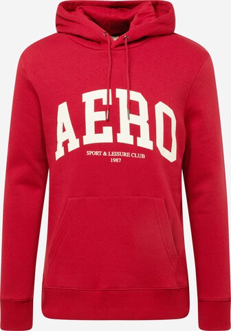 Felpa di AÉROPOSTALE in rosso: frontale