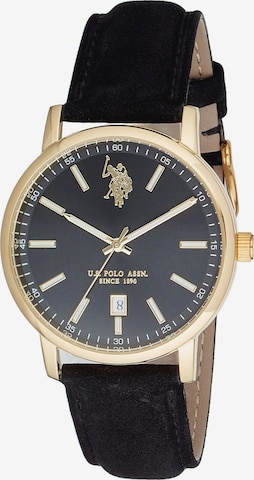 Montre à affichage analogique 'Melville' U.S. POLO ASSN. en noir : devant