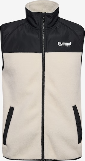 Hummel Gilet 'Theo' en noir / blanc / blanc cassé, Vue avec produit