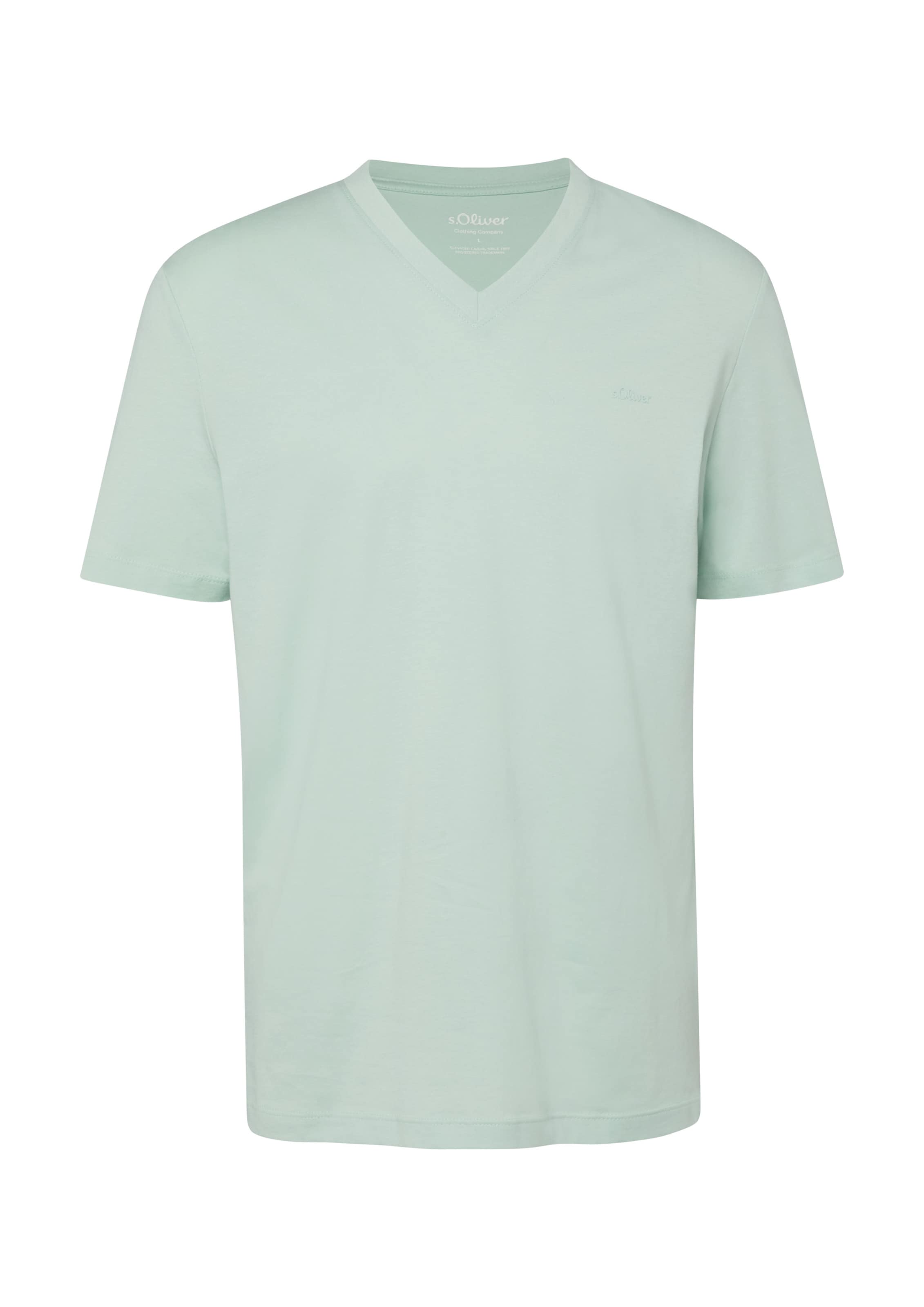 T-Shirt s.Oliver en vert : devant