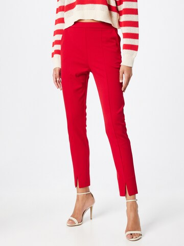 IKKS Slim fit Trousers in Red: front