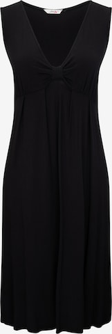 Robe Goldenbay en noir : devant