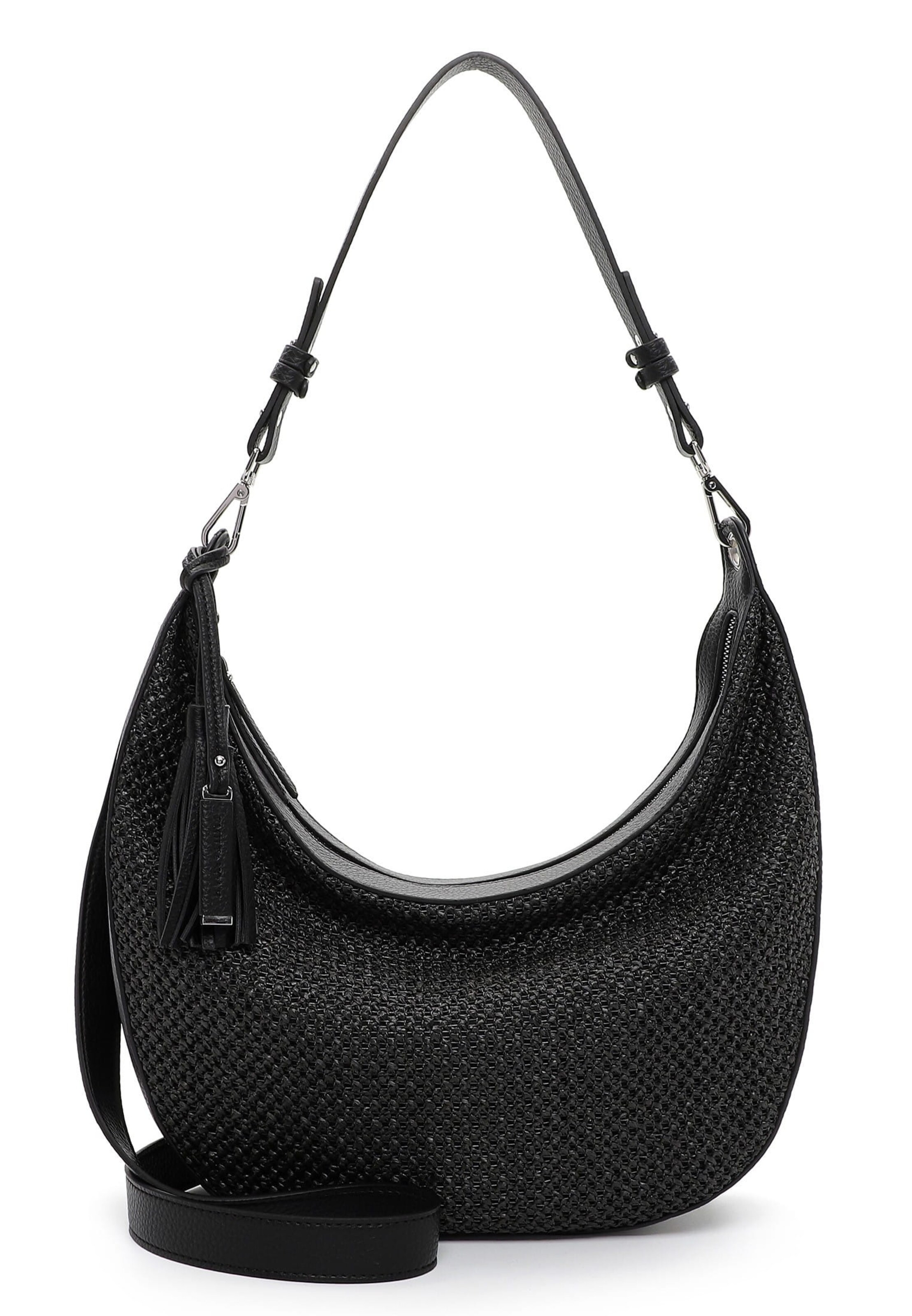 Borsa a spalla 'Babette' di Emily & Noah in nero: frontale