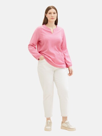 Bluză de la Tom Tailor Women + pe roz