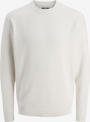 JACK & JONES Sweater in White: front