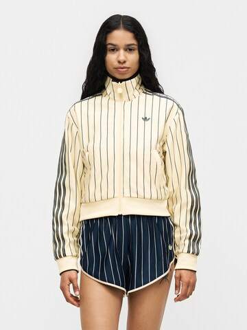 Veste de survêtement 'Firebird' ADIDAS ORIGINALS en beige : devant