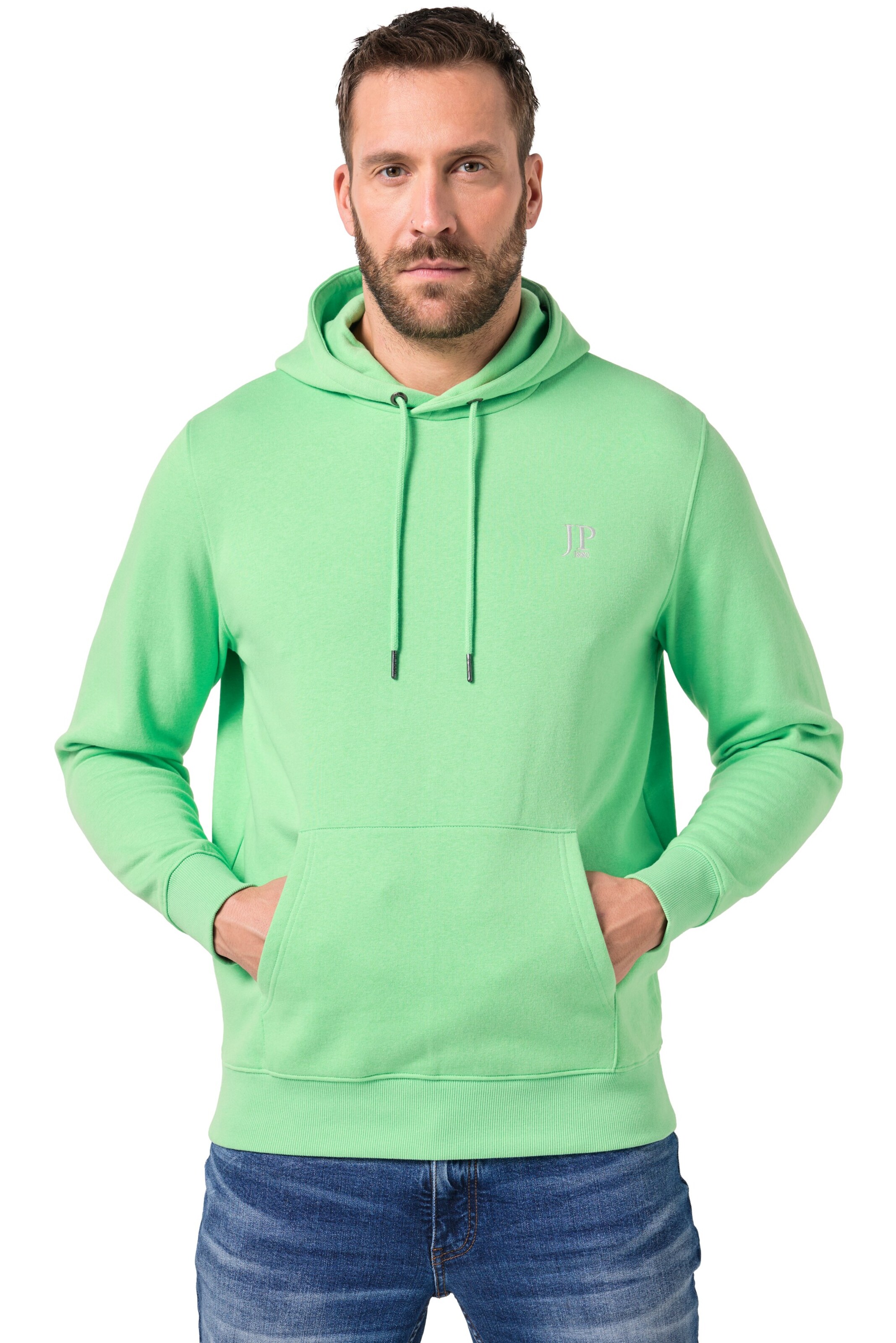 JP1880 Sweatshirt in Grün: Vorderseite