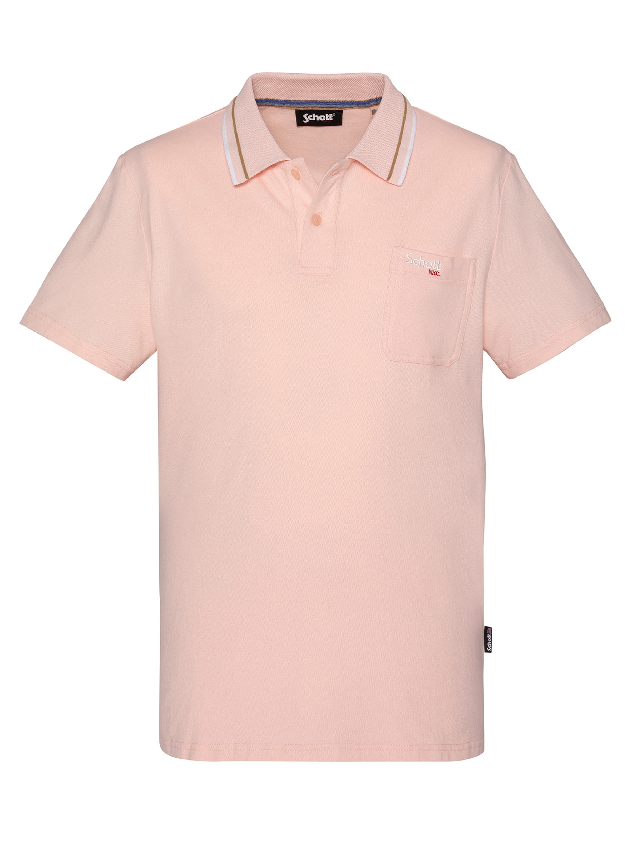 Schott NYC Shirt‌‌‌‌‌ in Pink: Vorderseite