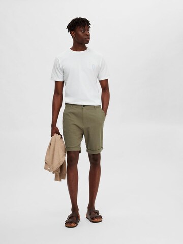 SELECTED HOMME Regular Chino Pants in Green