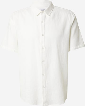 Coupe regular Chemise 'Samir' DAN FOX APPAREL en blanc : devant