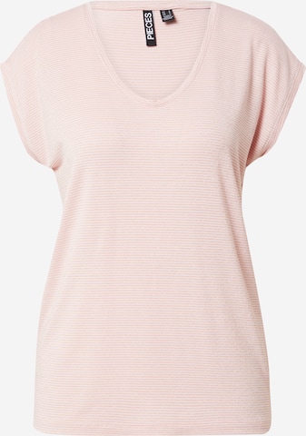 PIECES T-Shirt 'Billo' in Pink: predná strana