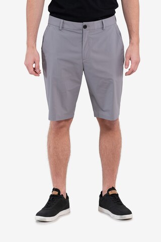 LUHTA Regular Chino Pants 'Hervanta' in Grey: front