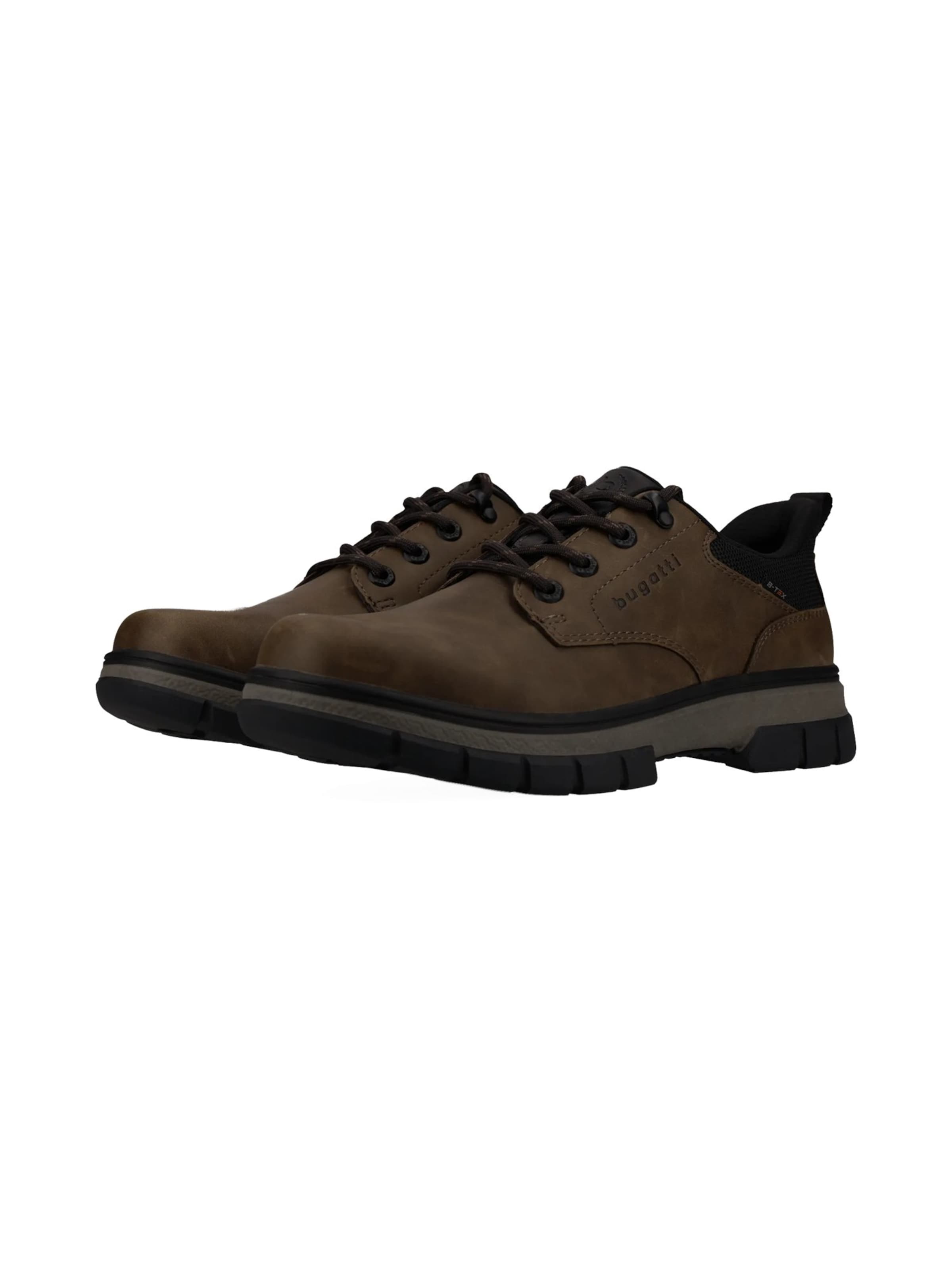 Scarpa stringata di bugatti in marrone