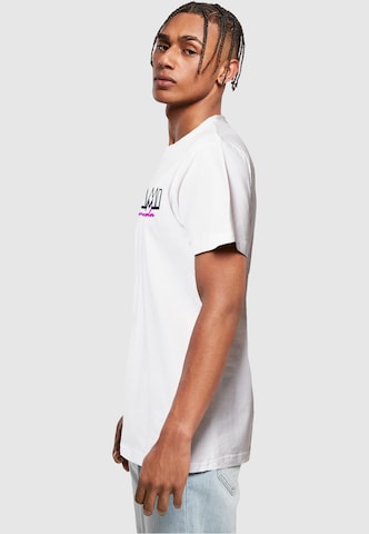 balts Mister Tee T-Krekls 'Miami Florida'