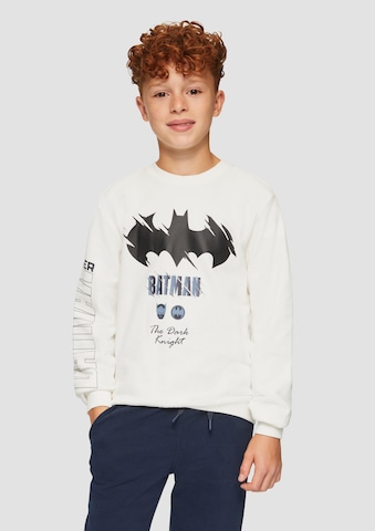 s.Oliver Sweatshirt in White: front