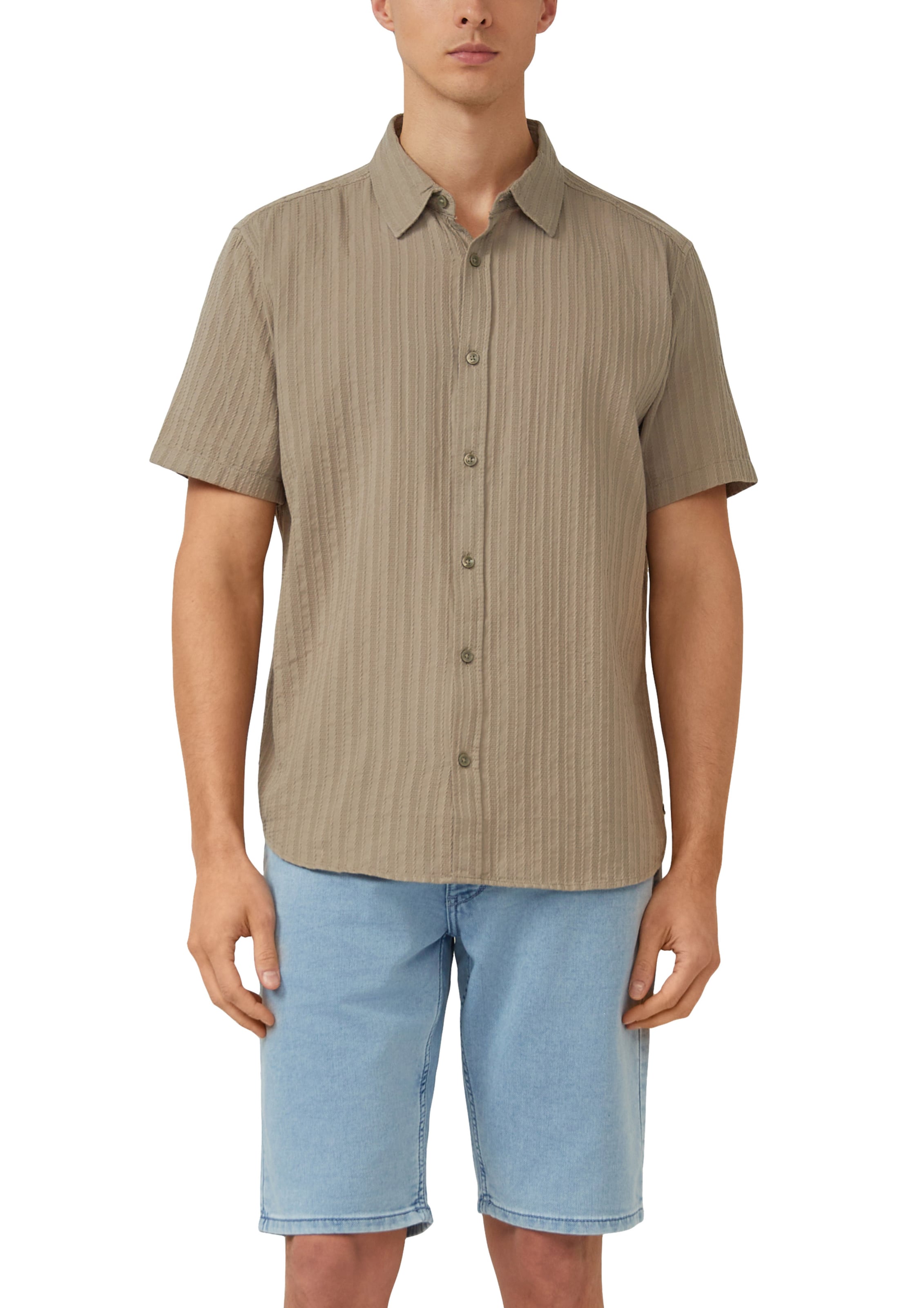 Coupe regular Chemise s.Oliver en marron : devant