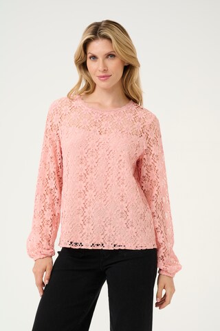 Kaffe Bluse in Pink: Vorderseite