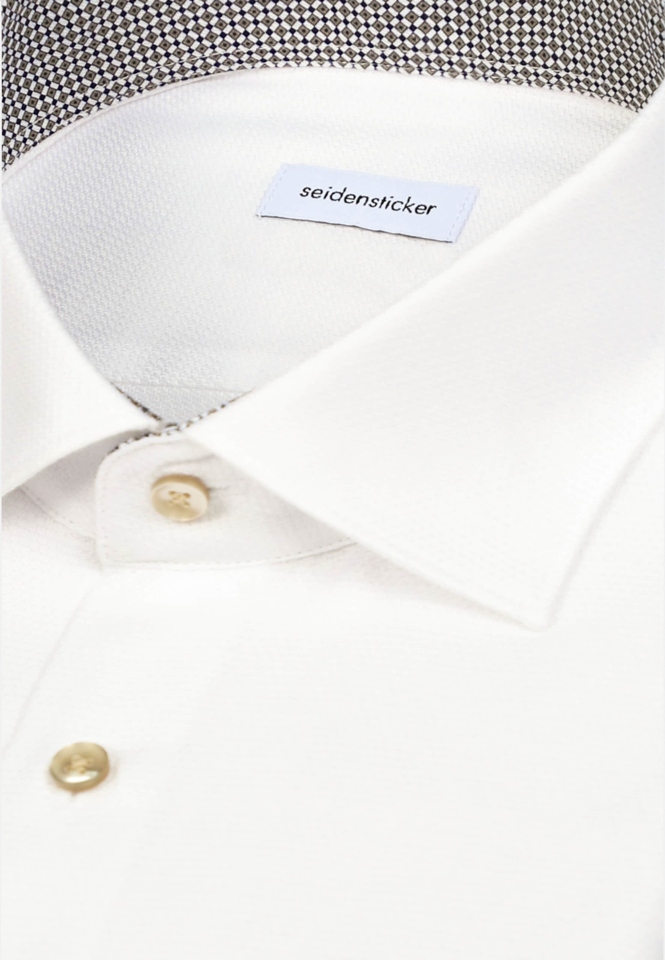 SEIDENSTICKER Slim fit Business shirt in White