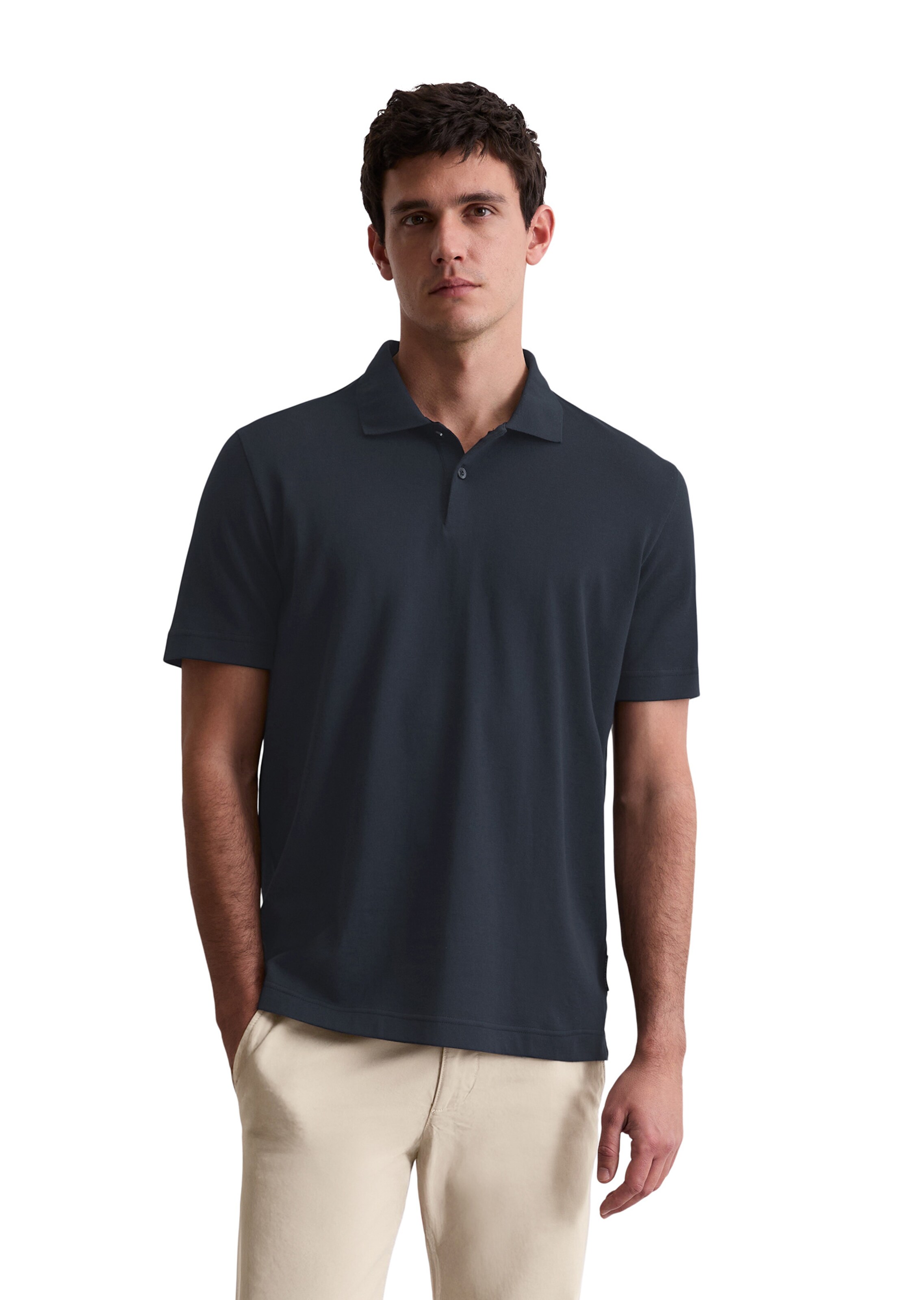 Marc O'Polo Poloshirt in Blau: Vorderseite