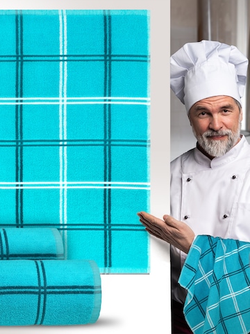 Lashuma Handtuch 'Lyon'‌‌‌‌‌‌ in Blau