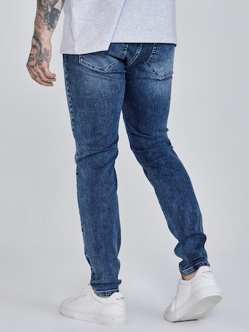 Coupe slim Jean SikSilk en bleu