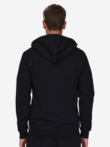 Only & Sons Sweatjacke 'Ceres'‌‌‌‌‌‌‌ in Schwarz