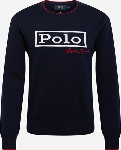 POLO RALPH LAUREN Trui in de kleur Navy / Rood / Wit, Productweergave