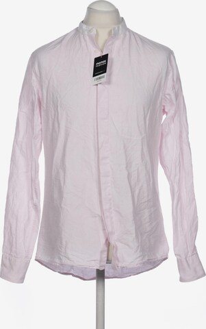 Tiger of Sweden Button Up Shirt in L in Pink: front