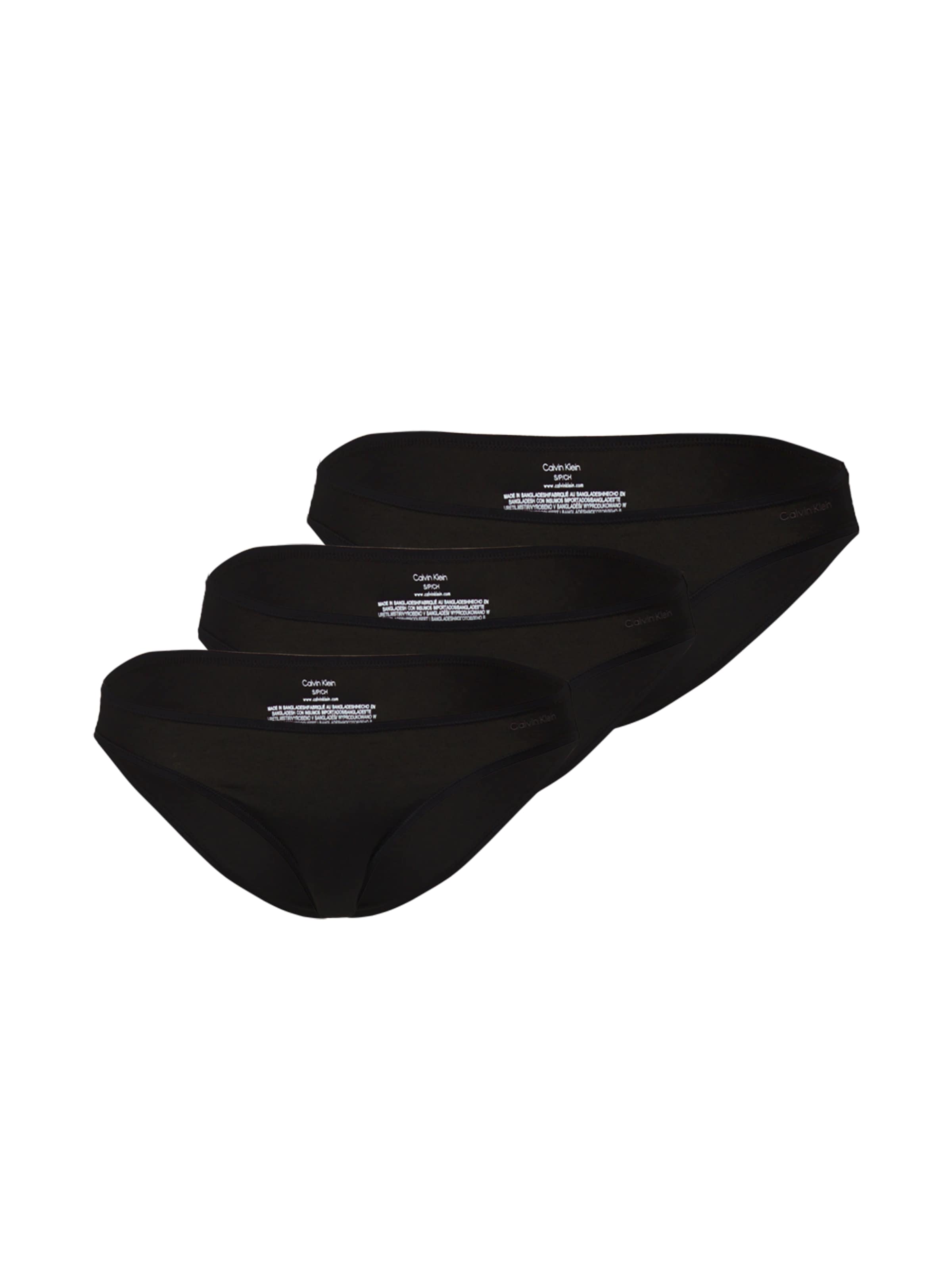 melns Calvin Klein Underwear Biksītes 'Ideal Cotton': no priekšpuses