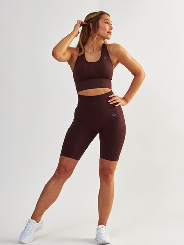 BeShaped Bustier Sport bh 'Body Boost' in Bruin