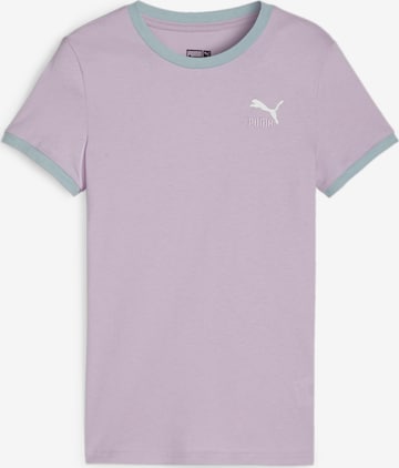 PUMA T-Shirt 'CLASSICS' in Lila: predná strana