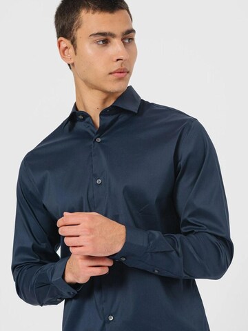 JACK & JONES Slim fit Overhemd in Blauw