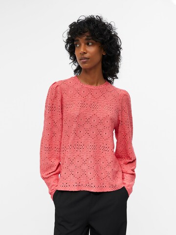 OBJECT Blouse 'Feodora' in Roze: voorkant