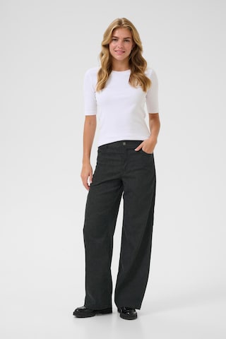 Regular Pantalon Kaffe en noir