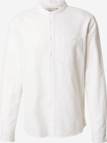 BLEND - Ajuste regular Camisa en blanco: frente