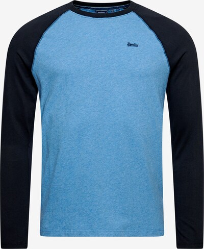 Superdry Shirt in mottled blue / Black, Item view