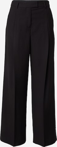 MSCH COPENHAGEN Wide Leg Laskoshousut 'Machella' värissä musta: etupuoli