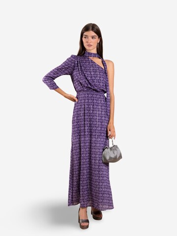THE-ARE - Vestido em roxo: frente