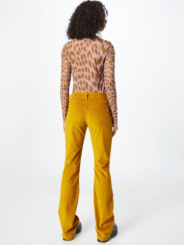 Dondup Flared Pants 'NEW MOLLY' in Yellow