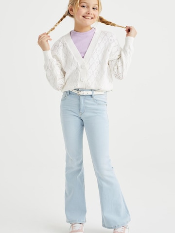 WE Fashion Knit Cardigan in White