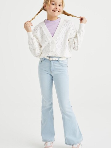 WE Fashion Knit cardigan in White