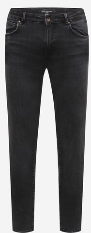 ONLY Carmakoma Skinny Jeans 'Wiser' in Schwarz: predná strana