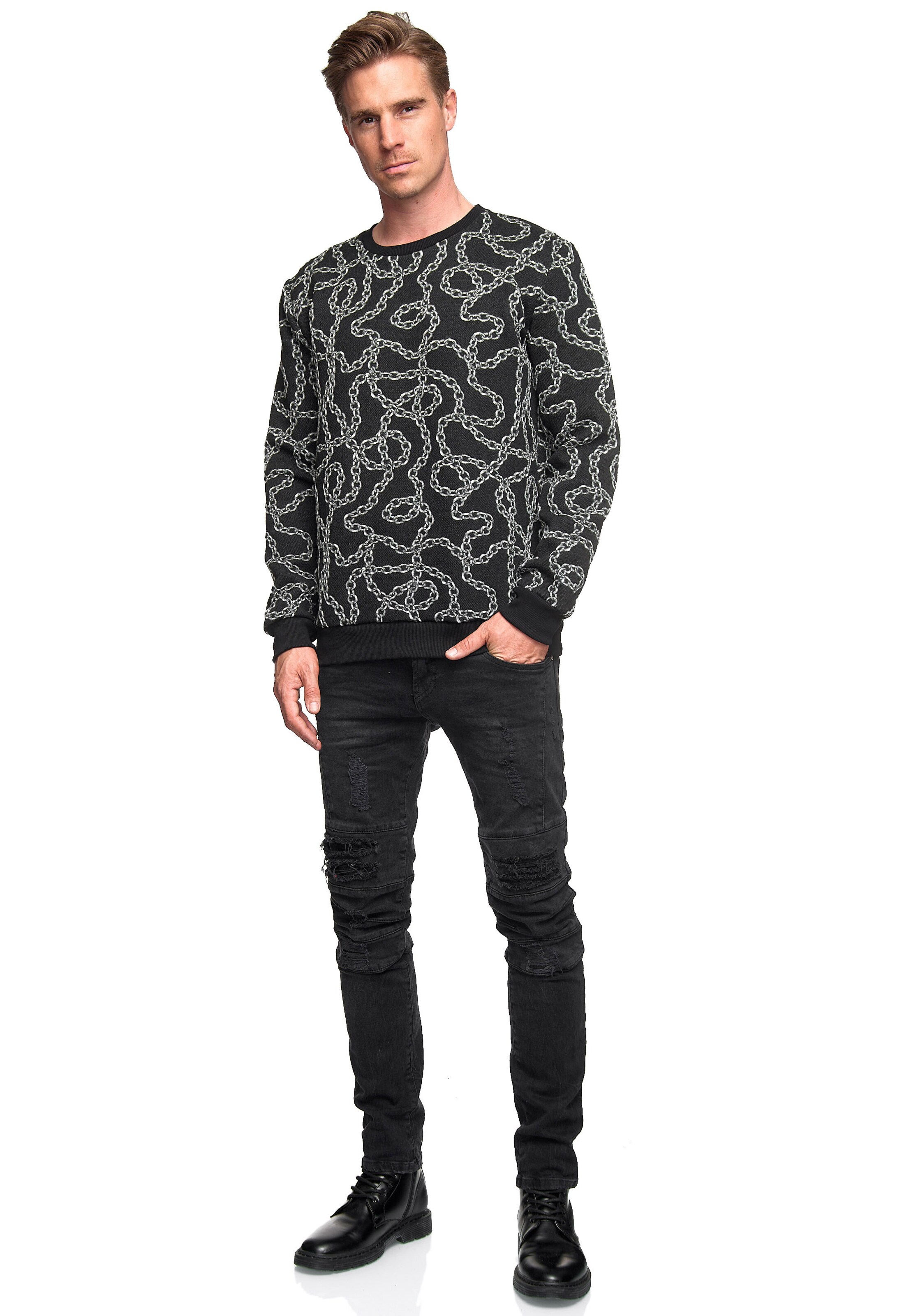 Rusty Neal Sweater in Black