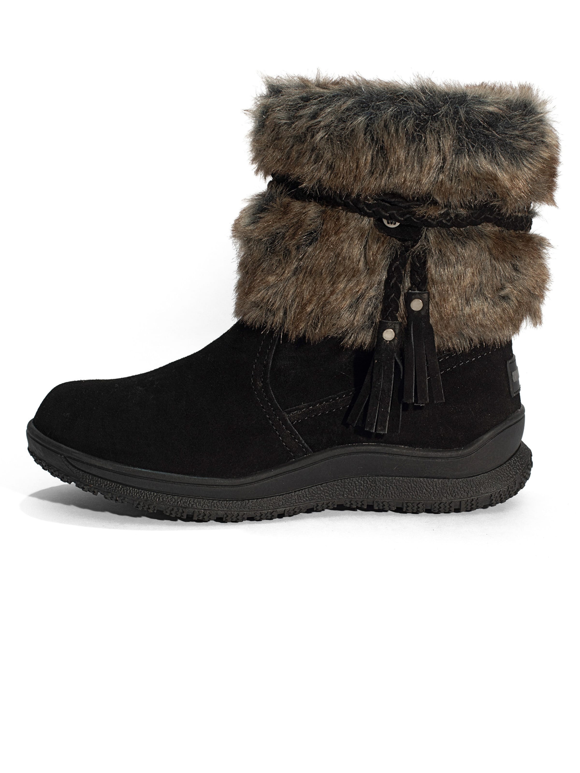 Minnetonka Boots 'EVERETT' i sort: forside