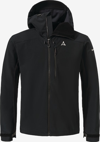 Schöffel Outdoorjas 'Salza' in Zwart: voorkant